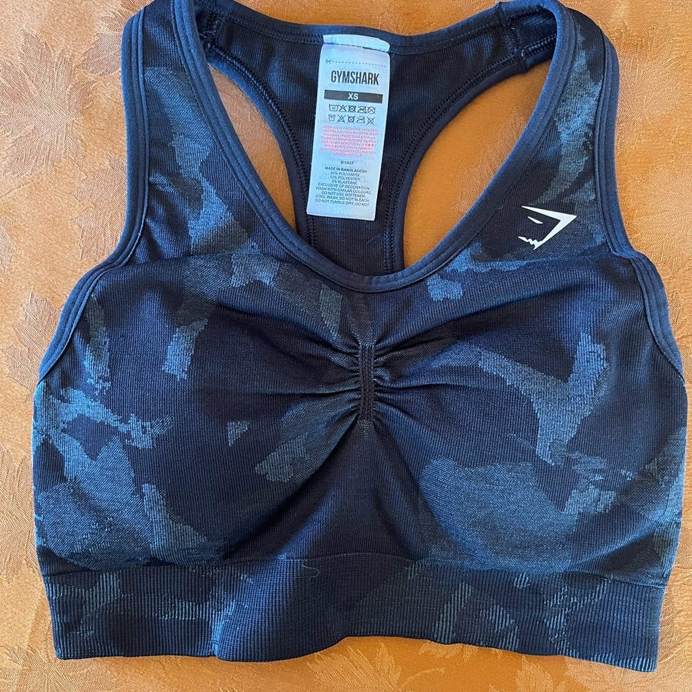 Gymshark Adapt Camo Seamless Racer Back Sports Bra